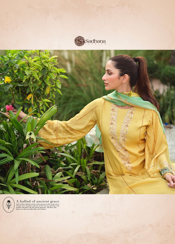 Mehtaab Vol 6 By Sadhana Pashmina Dress Material Catalog